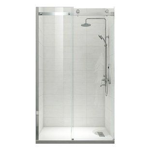 Фото Дверь в нишу Koer SR SD01 120x200 прозрачное стекло | Арт: KR5376 | Склад Heathome (Полтава, Суми, Чернигов, Черновцы)