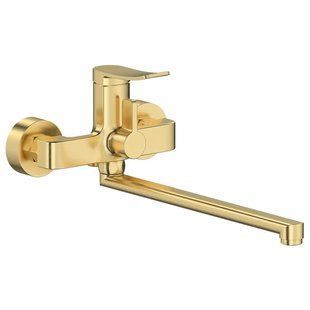 Фото Смеситель для ванны Mixxus Premium DALI 006 EURO Brushed Gold (MI6764) | Арт: MI6764 | Склад Heathome (Полтава, Суми, Чернигов, Черновцы)